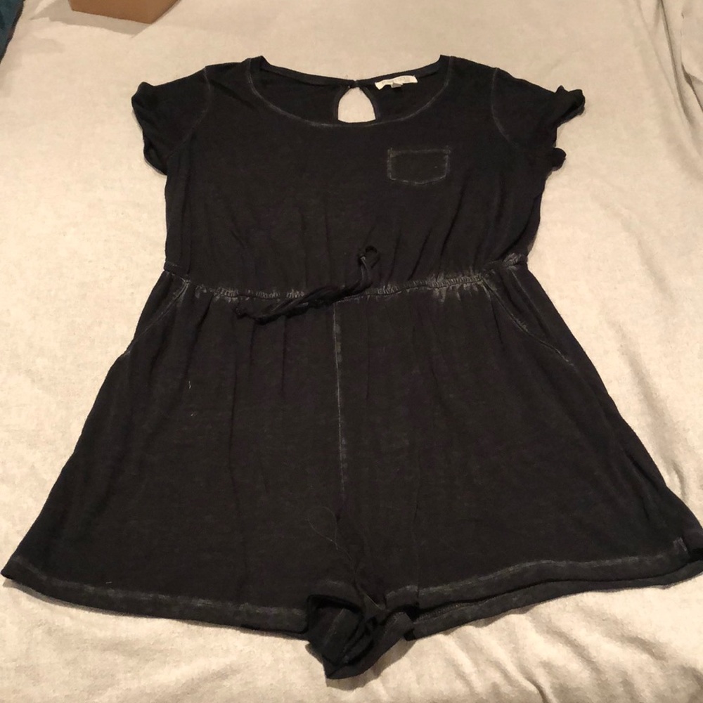 Dark gray romper